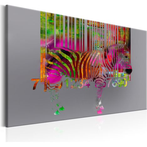 Tableau Imprimé "Code of Zebra" 40x60cm (1/2)