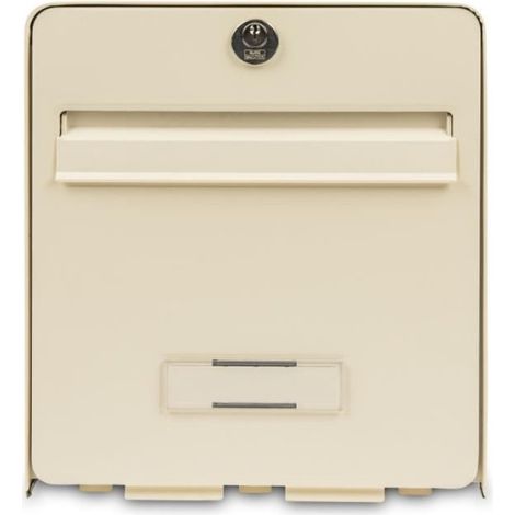 BURG WACHTER Boîte aux lettres Favor en acier galvanisé - 2 portes - Beige clair (1/3)