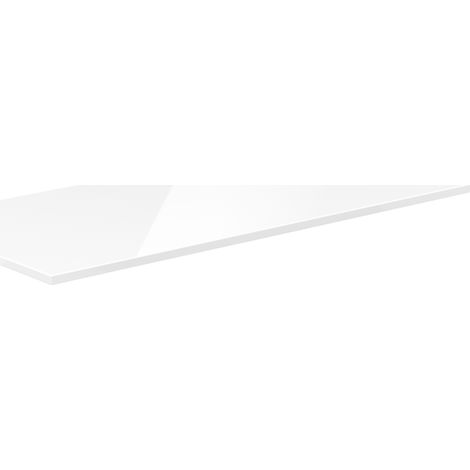 Mexen Uni plateau de meuble 120 cm, blanc brillant - 91AXX-1204-464-18-00 (1/2)