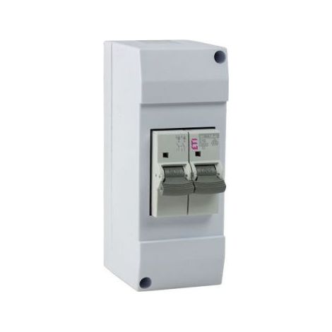 LS-Sicherungsautomat C10A 2-polig 230V 10A 131x50x80 mm