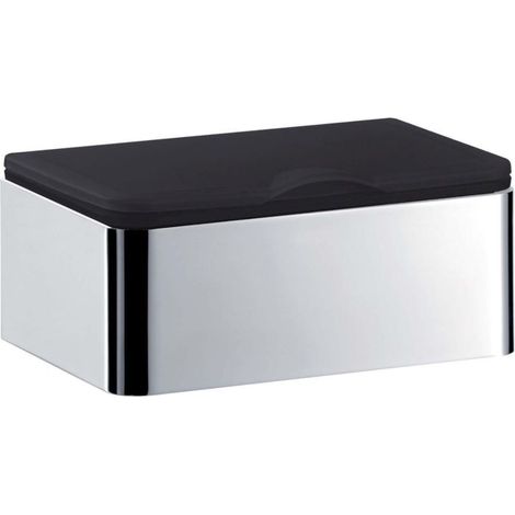 Emco System 2 boîte de papier humide 353900101 chromé /noir (1/5)