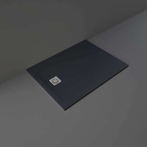RAK Feeling Black 1200mm x 900mm Rectangular Shower Tray - RFST090120S504 (1/3)