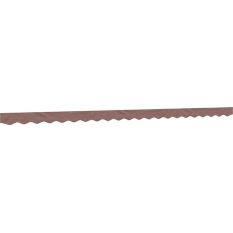 Maison Exclusive - Tissu de remplacement de cantonnière d’auvent rayure marron 500 cm (1/5)