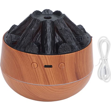 Diffuseur d'air chaud silencieux 300 ml, facile à utiliser, effet feu simulé, pour bureau, type 2 (1/5)