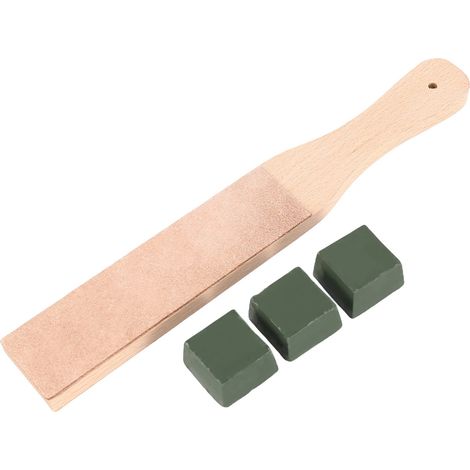 Lot de 3 planches à affuter pour cuir d'affûtage et de polissage (1/5)