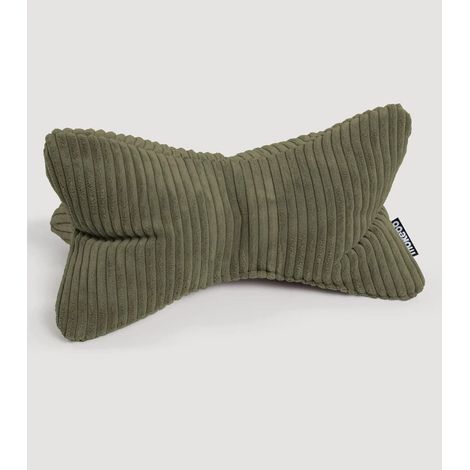 [GEBRAUCHT] B-Ware Mokebo Nackenkissen Der Leseknochen Buchstütze Cordstoff Olive Kissen Bouclé