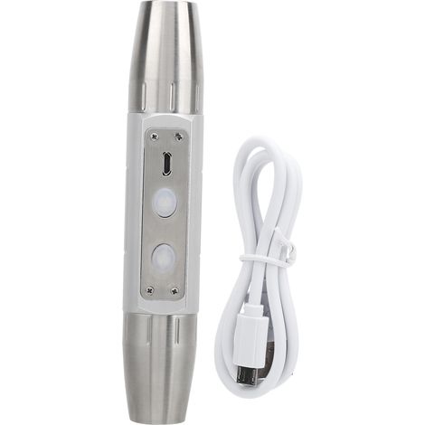 Lampe torche professionnelle 4 lumières identification bijoux rechargeable USB puissante (1/5)