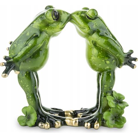 Froschfigur 10,5 cm küssender Frosch Liebesküsse (1/5)
