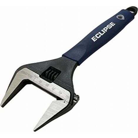 Eclipse Professional Tools ADJW10WJ Chiave inglese regolabile da 254 mm, con ganasce extra ampie 50 mm (1/5)