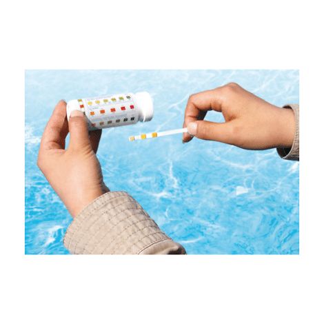KIT TESTER STRISCE 50 PZ 4 IN 1 ANALISI PISCINA ACQUA CLORO PH ALCALINITA 513 (1/2)