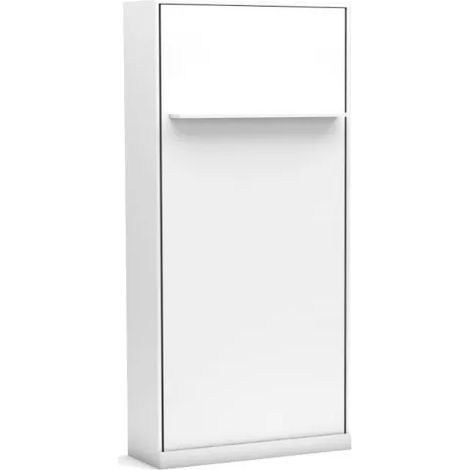 Cama abatible vertical + colchón blanco 90x200cm (1/5)