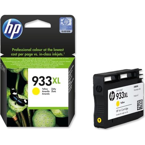Cartouche d'encre HP 933XL (CN056AE), jaune