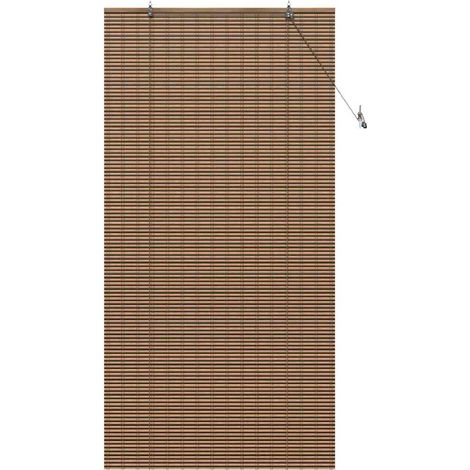 Store de Fenêtre,Store vénitien Géométrique Marron 110 x 220 cm Bambou CFW2536313 (1/5)