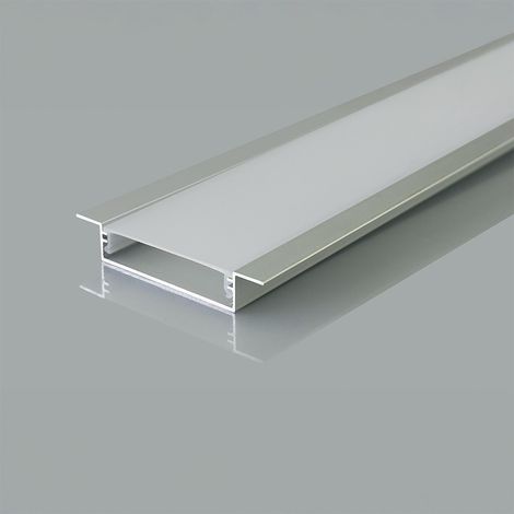 MOUNTING KIT WITH DIFFUSER FOR LED STRIP RECESSED 10004010mm (1/2)