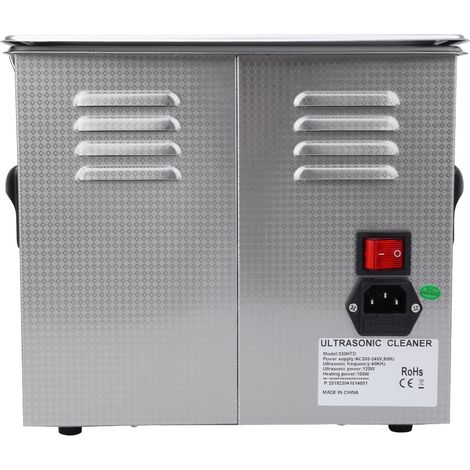 Nettoyeur ultrasonique à chauffage temporisé numérique Dekang 230HTD, 3,2 L, prise standard européenne 200-240 V (1/5)