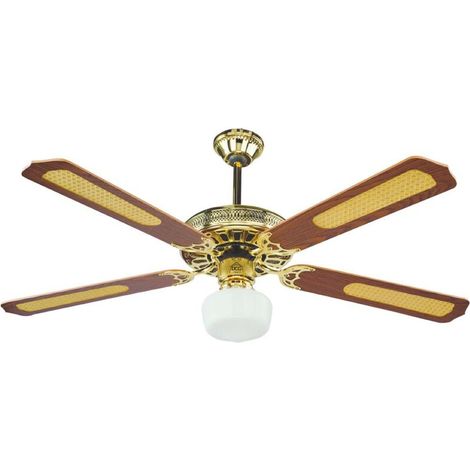 Deckenventilator mit Fernbedienung + Licht VECRD43TL DCG