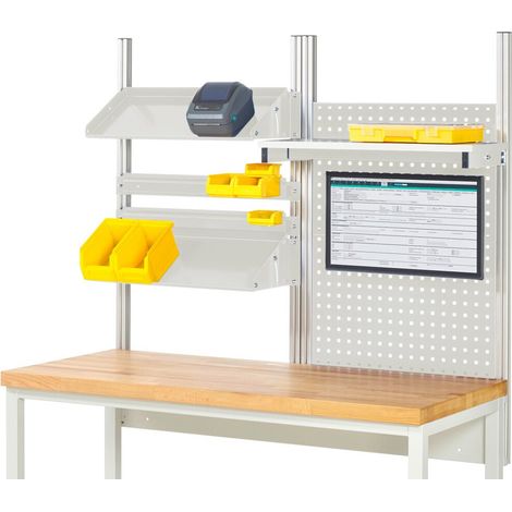 Rau System-Aufbau Komplettset 05, für Produktbreite 1500 mm, RAL7035/RAL7035 (1/2)