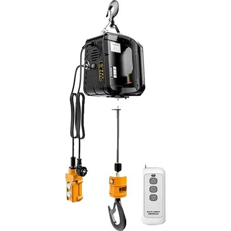 Grue portable treuil électrique, capacité de 500 kg, contrôle sans fil, Style trois-en-un (1/2)