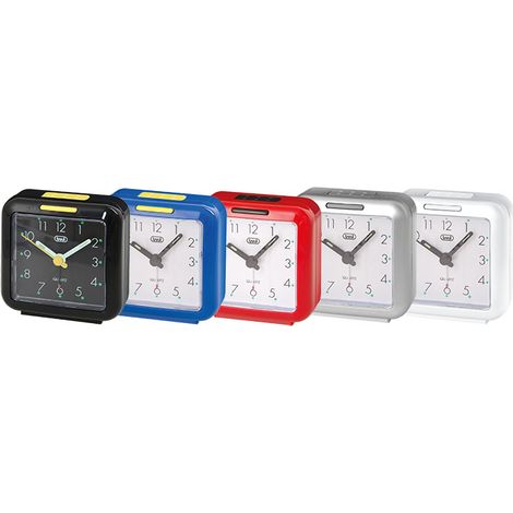 Trevi SL 3048 Réveil à quartz Noir, Bleu, Gris, Rouge, Blanc (1/5)