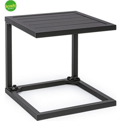 Tavolino da giardino Hilde 40x40 cm Antracite (1/10)