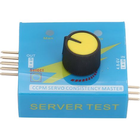 Testeur multi-servo 3 canaux pour moteur RC ESC, indicateur à trois niveaux, tension DC 4,2-6,0V (1/5)