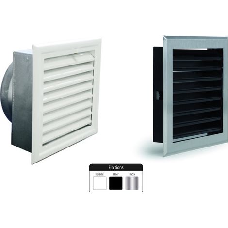 Griglia per cappa aspirante bianca con cassonetto Ø150 mm – 200 x 200 mm JONCOUX