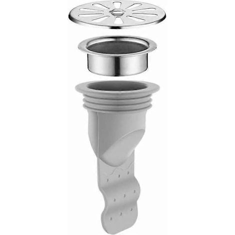 Robinet de vidange de douche au sol, anti-refoulement, anti-odeurs, vidange rapide (1/5)