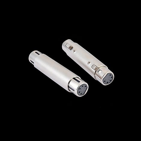 Canon 5-conductor female-to-female extension cable for LED stage lighting, Canon 5-conductor female-to-female DMX512 connector (1/5)
