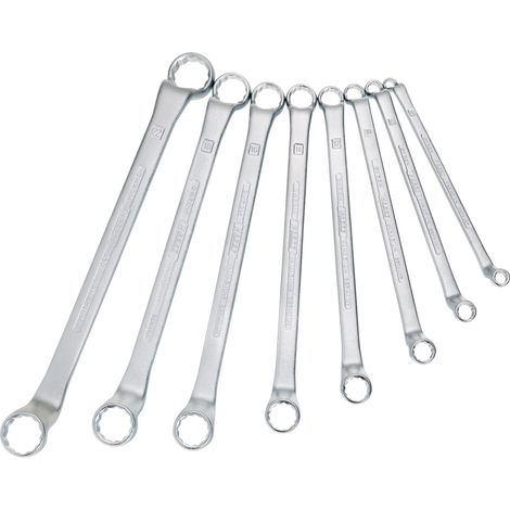 Jeu de clés à double anneau 630/8, 8 pièces, SW 6-22 mm, à tête profonde (1/2)