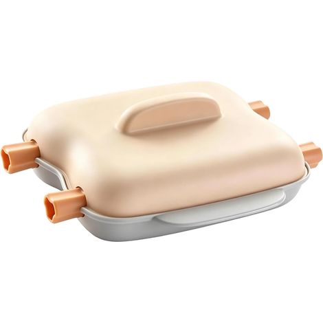Mikrowellen-dämpfer Lebensmittel-Dämpf-Gadget Küchen-Brokkoli-Steamer zum Dämpfen für Mais, Brokkoli, Meeresfrüchte, , Kartoffeln, Küche, Restaurant, Apartment (1/5)