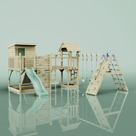 Tour de jeux Polarplay Lars Vert 503 x 562 cm Balançoire bébé (1/4)