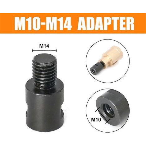 Adaptateur pour meuleuse d'angle, convertisseur, connecteur, meuleuse modifiée, pièces pour outils électriques, M10 à M14 (1/4)
