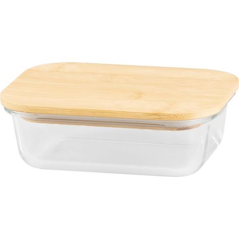 Dose MagicHome, rechteckig, 650 ml, mit Bambusdeckel (1/4)
