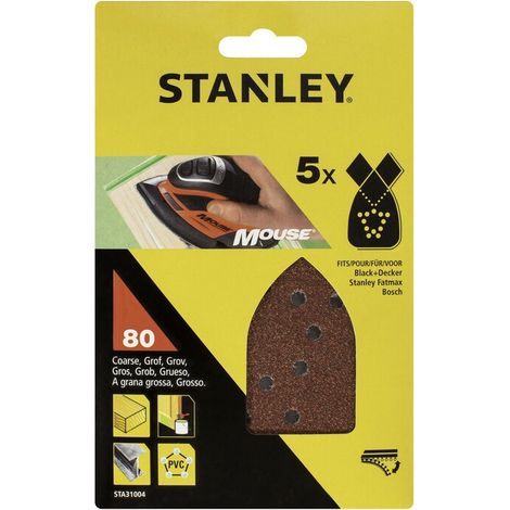 STANLEY STA31004 5 FOGLI VELCRO P/MOUSE 80 G
