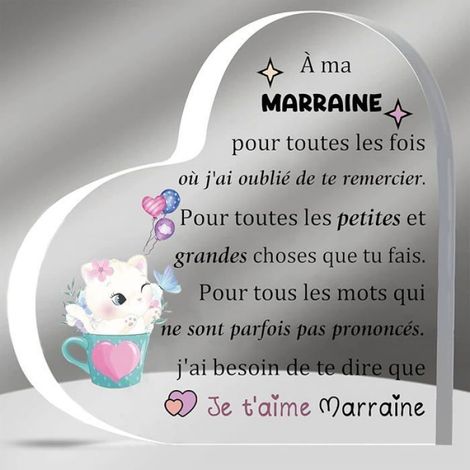 Plaque Acrylique Coeur - Décoration Personnalisable pour Fête des Pères Fête des Mères Anniversaire Noël - 1 Pièce (1/5)