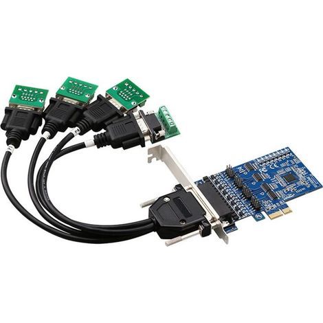 Convient aux cartes d'extension PCI 4 RS422, aux cartes d'extension RS485 PCI-E vers RS422 multi-ports série RS485 et aux protecteurs industriels. (1/4)