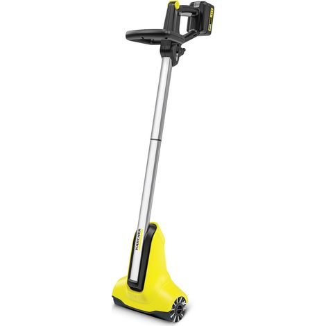 Karcher Nettoyeur de terrasse sur batterie PCL 3-18 Battery Set avec batterie incluse, sans fil, patio cleaner pour terrasse en bois, pierre, composite