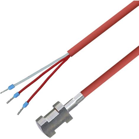 iOVEO 004AL01302 - PT100 - Sonda a 3 conduttori con cavo in silicone, fissaggio fino a 200°C, 2 metri (1/3)