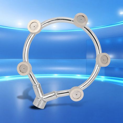 Arroseur à cinq tubes pour tuyau d'arrosage, pulvérisateur mobile à pression d'eau, outils et accessoires de jardin (1/5)