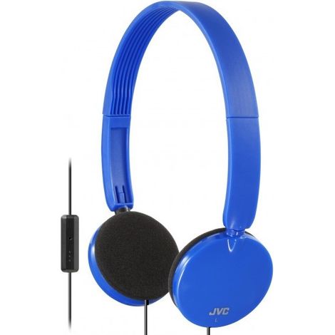 JVC HA-SR170 Auricolare Cablato Over-Ear Stereo Blu per Studio - Cavo 1,2m