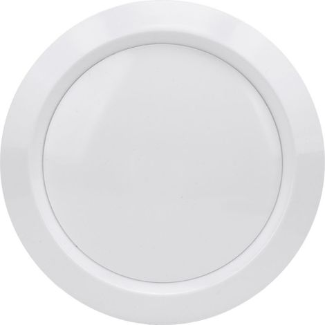 Couvercle de ventilation rond de 8 pouces, en plastique blanc, flux d'air réglable, support mural au plafond, 200mm, pour salle de bains et salon (1/5)