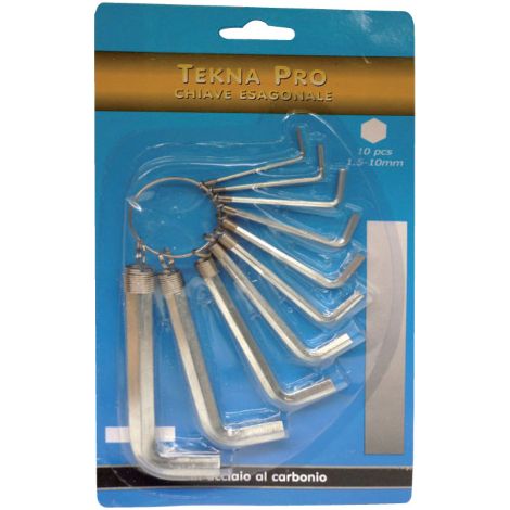 ClA s Allen hexagonales Tekna Pro series 10 avec anneau de 1,5 A  10 mm