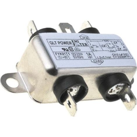 Filtro Interferencias 100nF+3,3nF+3,7mH 1A/250Vac