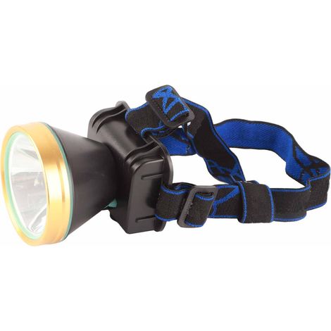 Lampe frontale LED puissante pour mineurs, longue portée, ultra-lumineuse, idéale pour la pêche nocturne en extérieur (110-240 V US). (1/5)