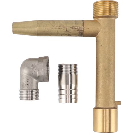 arrosage automatique-Clé de Valve de Raccordement Rapide Professionnelle G1 en Cuivre pour Irrigation Extérieure et Jardins – Optimisé pour Systèmes de Sprinkler (1 Clé + 1 Connecteur + 1 Coude + 1 Ba (1/5)