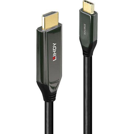 USB-C zu HDMI-Kabel LINDY 43367 Schwarz 1 m
