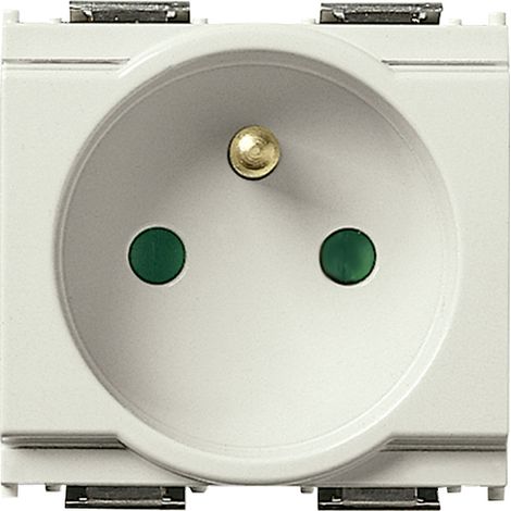 VIMAR - 16212.B Presa SICURY 2P+T 16A francese bianco