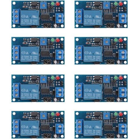 Module de relais temporisé 8X 12V CC avec minuterie (activation/désactivation temporisée) (1/5)