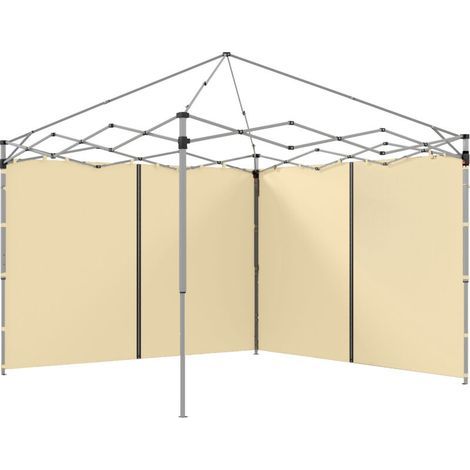 Ersatz-Seitenwände für 3 x 3 m oder 3 x 6 m Pavillons, beige, 2 Stück (1/5)