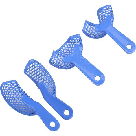 Bac à empreinte dentaire perforé autoclavable - Matériel de soins bucco-dentaires portable (1/5)